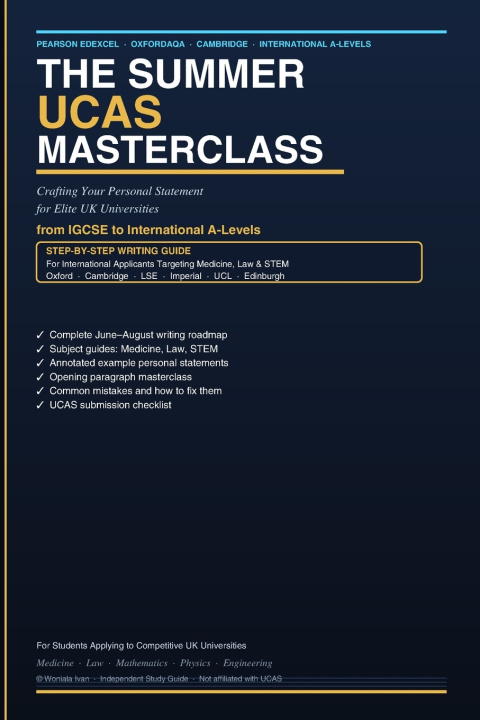 Buch The Summer UCAS Masterclass Silas Vance