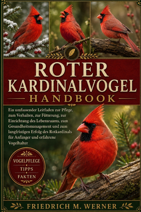 Buch ROTER KARDINALVOGEL HANDBUCH FRIEDRICH M. WERNER