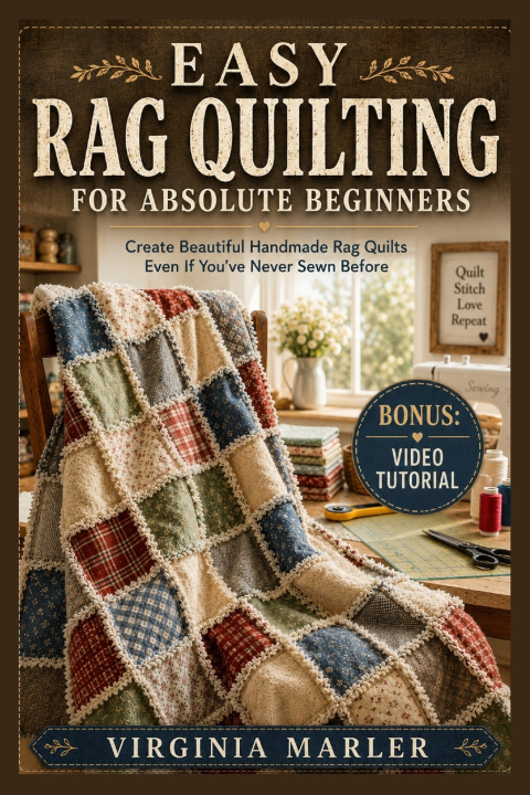 Könyv EASY RAG QUILTING FOR ABSOLUTE BEGINNERS VIRGINIA MARLER