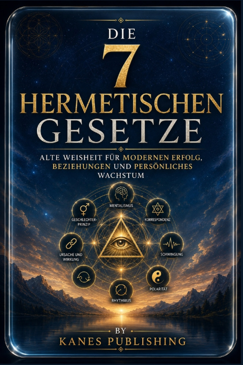 Carte DIE 7 HERMETISCHEN GESETZE Kanes Publishing