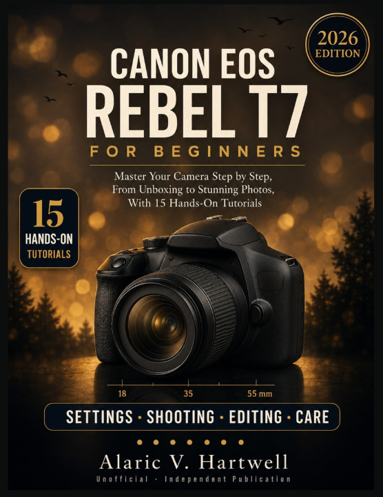 Книга CANON EOS REBEL T7 FOR BEGINNERS Alaric V. Hartwell
