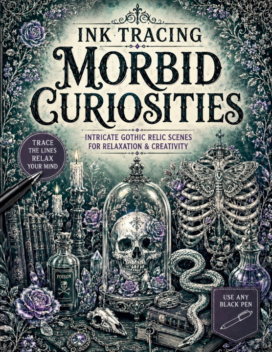 Libro Ink Tracing Morbid Curiosities Story Stone