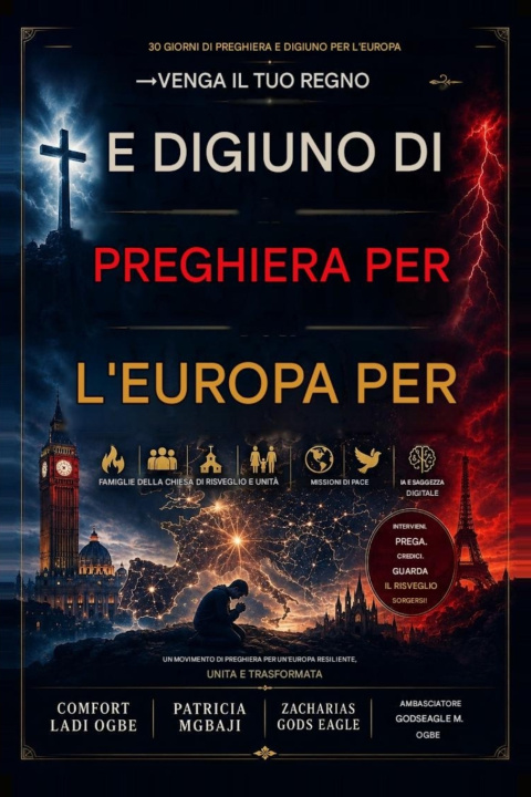 Knjiga 30 GIORNI DI PREGHIERA E DIGIUNO PER L'EUROPA Zacharias Godseagle