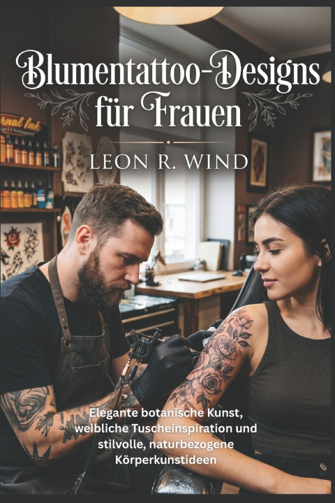Carte Blumentattoo-Designs für Frauen LEON R. WIND