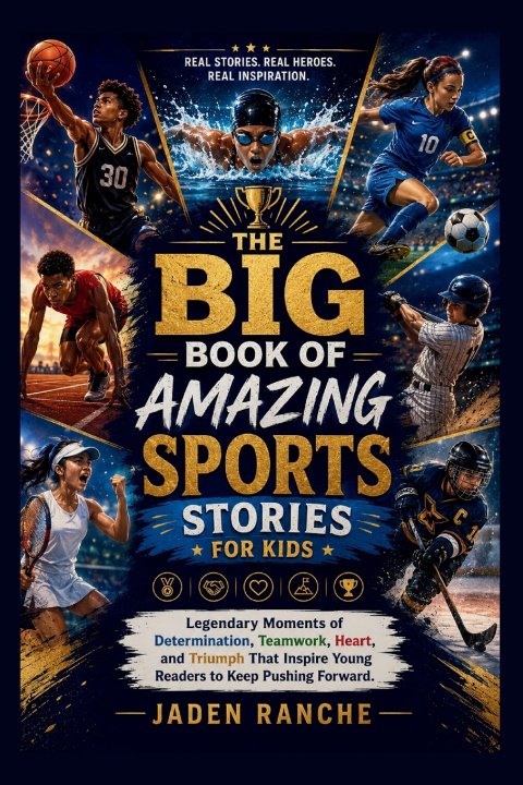 Könyv THE BIG BOOK OF AMAZING SPORTS STORIES FOR KIDS Jaden Ranche