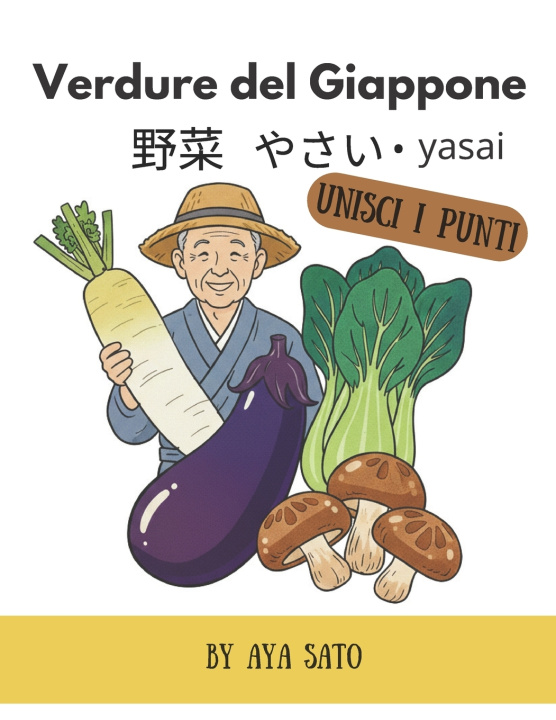 Książka Verdure del Giappone - Unisci i puntini Aya SATO