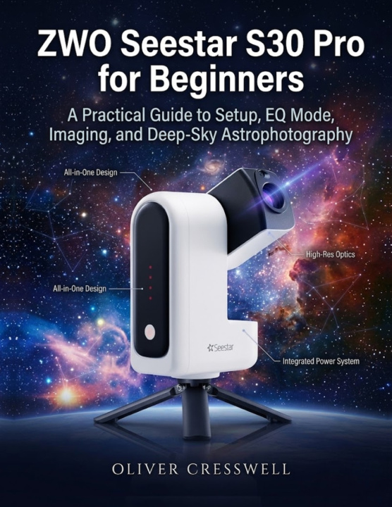 Książka ZWO Seestar S30 Pro for Beginners Oliver Cresswell