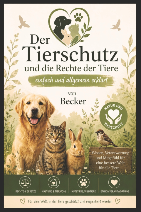 Libro Der Tierschutz und die Rechte der Tiere einfach und allgemein erklärt Becker