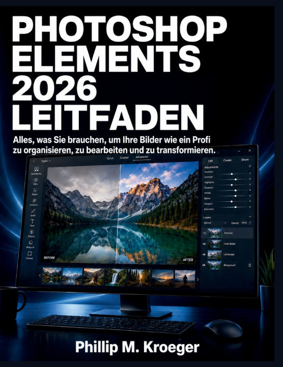 Книга Photoshop Elements 2026 Leitfaden Phillip M. Kroeger