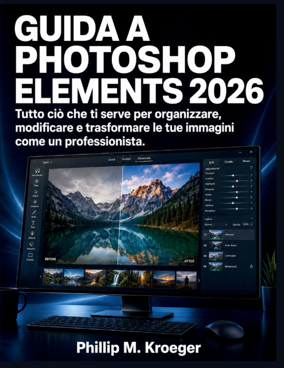 Книга Guida a Photoshop Elements 2026 Phillip M. Kroeger