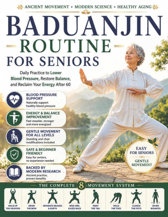 Könyv BADUANJIN ROUTINE FOR SENIORS Shen Li Calloway