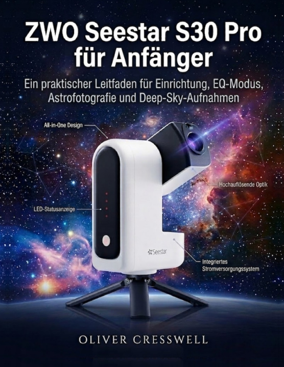 Boek ZWO Seestar S30 Pro für Anfänger Oliver Cresswell