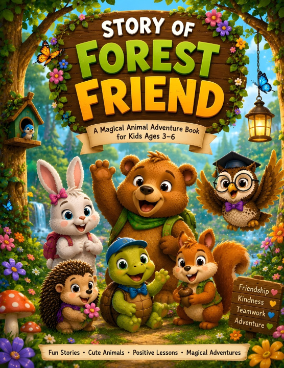 Livro Story of Forest Friend shilpa dubey