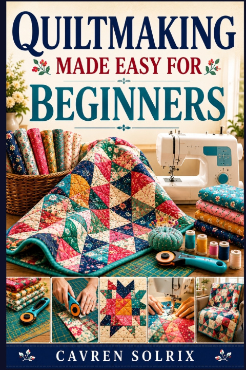Книга QUILTMAKING MADE EASY FOR BEGINNERS CAVREN SOLRIX