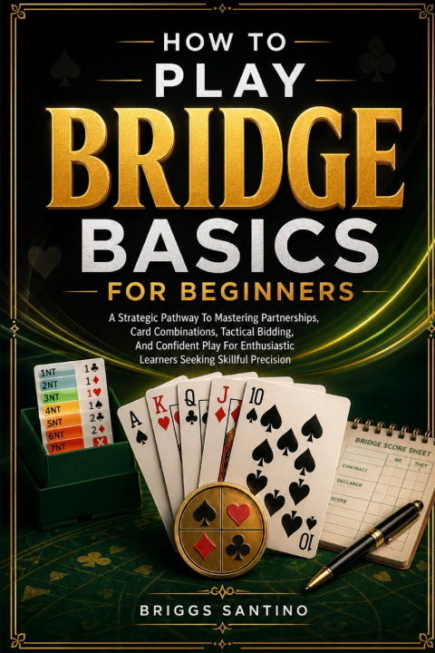 Книга HOW TO PLAY BRIDGE BASICS FOR BEGINNERS Briggs Santino