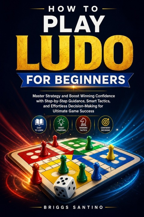 Livro HOW TO PLAY LUDO FOR BEGINNERS Briggs Santino