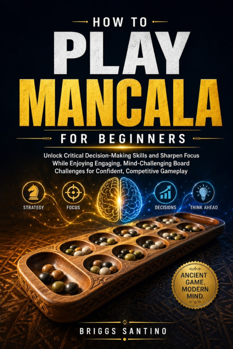Libro HOW TO PLAY MANCALA FOR BEGINNERS Briggs Santino