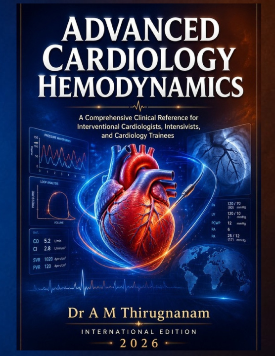 Kniha ADVANCED CARDIOLOGY HEMODYNAMICS Dr A M Thirugnanam