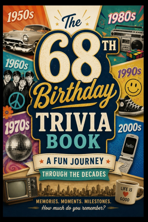 Libro The 68th Birthday Trivia Book Liam Calder