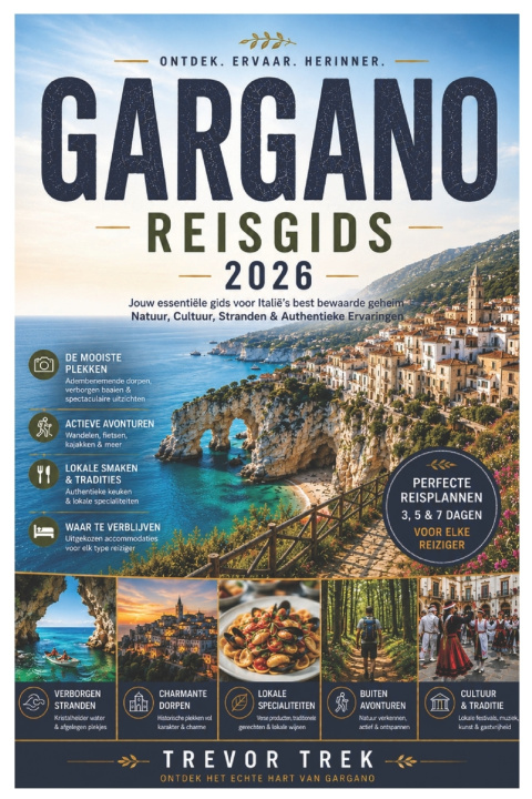 Книга GARGANO REISGIDS 2026 Trevor Trek