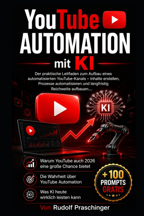Książka YouTube Automation mit KI Rudolf Praschinger