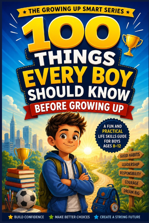 Könyv 100 Things Every Boy Should Know Before Growing Up GiggleNest Studio