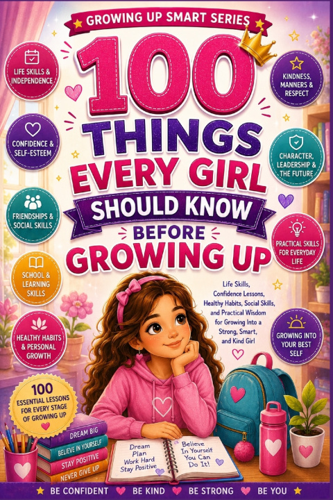 Book 100 Things Every Girl Should Know Before Growing Up GiggleNest Studio