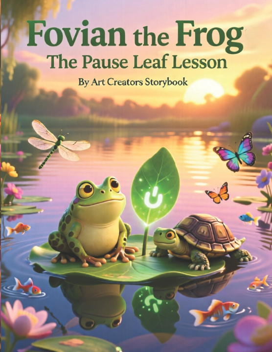 Carte Fovian the Frog The Pause Leaf Lesson Art Creators