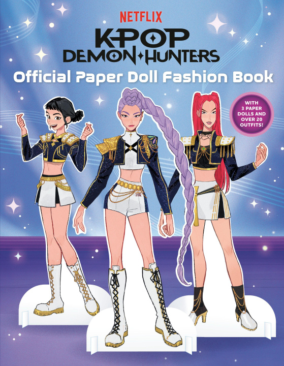 Libro Kpop Demon Hunters Official Paper Doll Fashion Book Random House