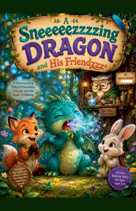 Boek A Sneeeeezzzzing Dragon and His Friendzzz Maha Kiran