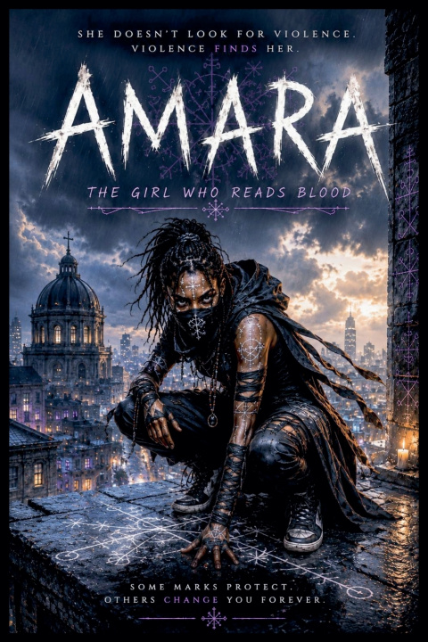 Книга Amara The Girl Who Reads Blood Raymond Sutherland