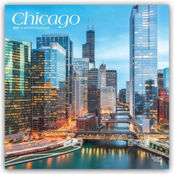 Kalender/Terminbuch Chicago 2027 - 16-Monatskalender BrownTrout Publishers Inc