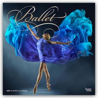 Naptár/Határidőnapló Ballet - Ballett 2027 - 16-Monatskalender BrownTrout Publishers Inc