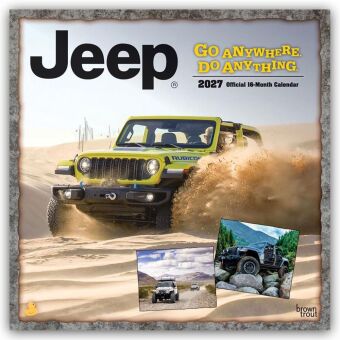 Calendário/Diário Jeep 2027 - 16-Monatskalender BrownTrout Publishers Inc