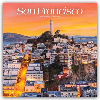 Koledar/Rokovnik San Francisco 2027 - 16-Monatskalender BrownTrout Publishers Inc