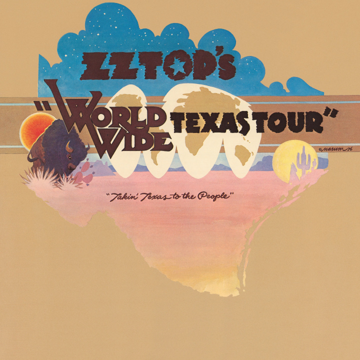 Audio Zz Top:  World Wide Texas Tour / 140Gr. Zz Top