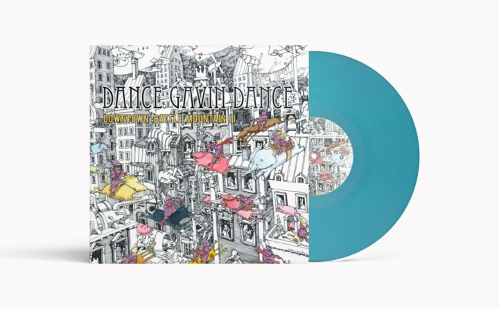 Audio Dance Gavin Dance:  Downtown Battle Mountain II (Light Blue Glitter Vinyl) Dance Gavin Dance