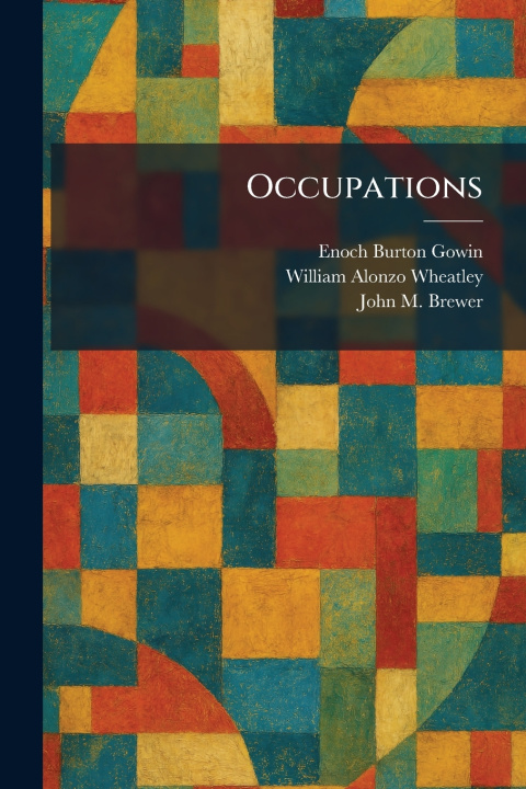 Książka Occupations Enoch Burton Gowin