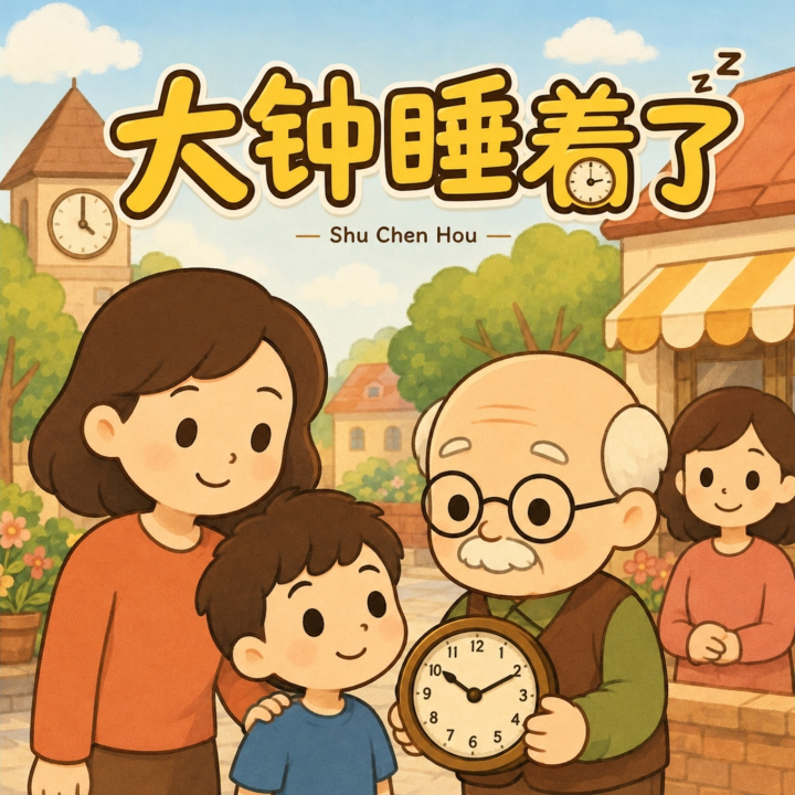 Книга 大钟睡着了 Shu Chen Hou