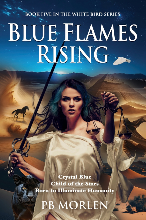 Carte Blue Flames Rising PB Morlen