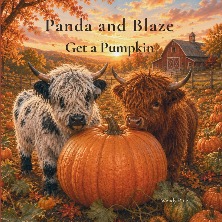 Книга Panda and Blaze Get a Pumpkin Wendy Pine