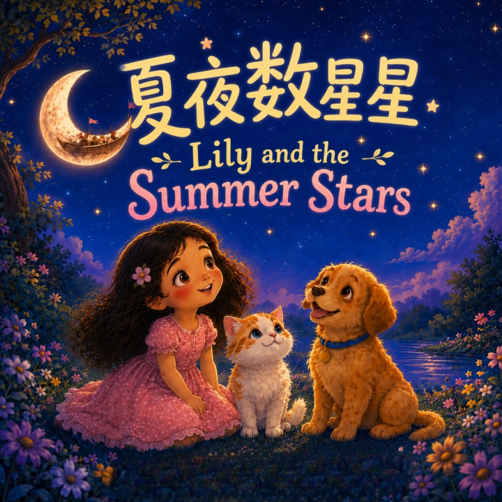 Buch Lily and the Summer Stars 夏夜数星星 Charlotte Chang
