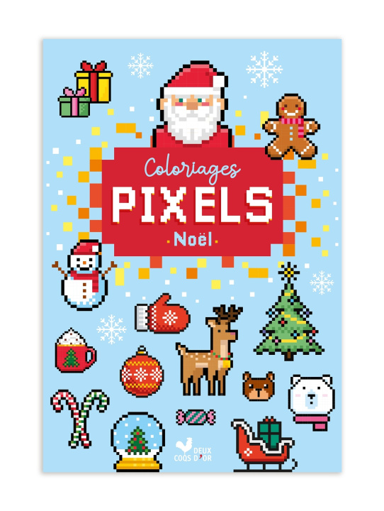 Книга Coloriages pixels Noël 