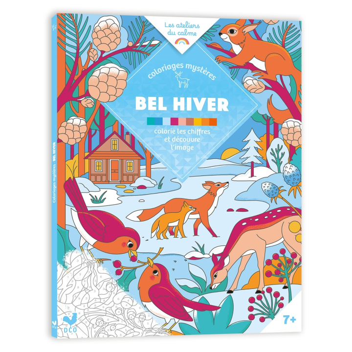 Книга Coloriages mystères - Bel hiver 