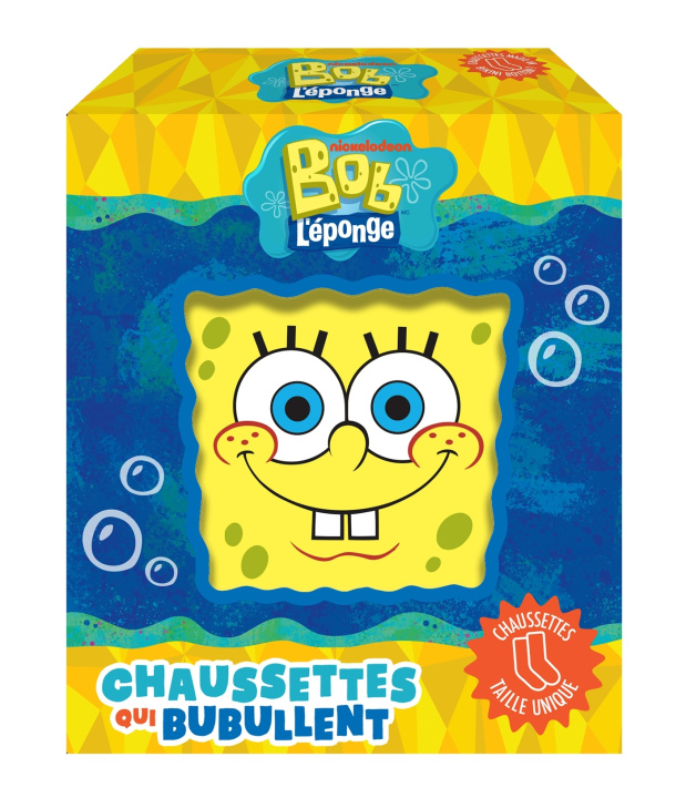 Książka Bob l'éponge - Mini coffret chaussettes Paramount