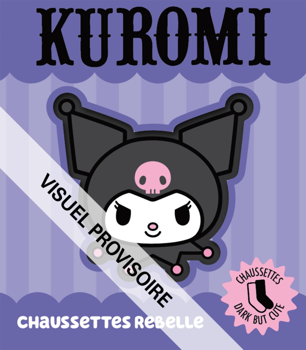 Livro Kuromi - Mini coffret chaussettes Sanrio