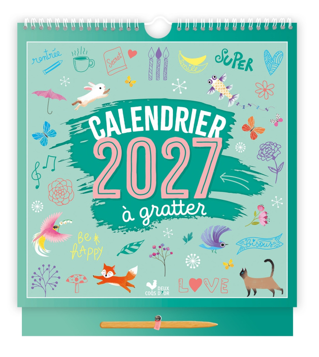 Kalender/Terminbuch Calendrier à gratter 2027 