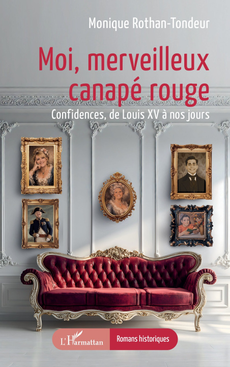 Libro Moi, merveilleux canapé rouge Rothan-Tondeur