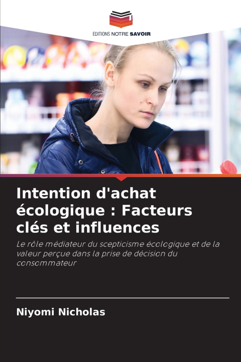 Könyv Intention d'achat écologique Niyomi Nicholas