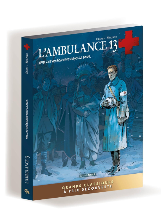 Boek L' Ambulance 13 - 1917 les américains dans la boue - écrin - prix découverte 